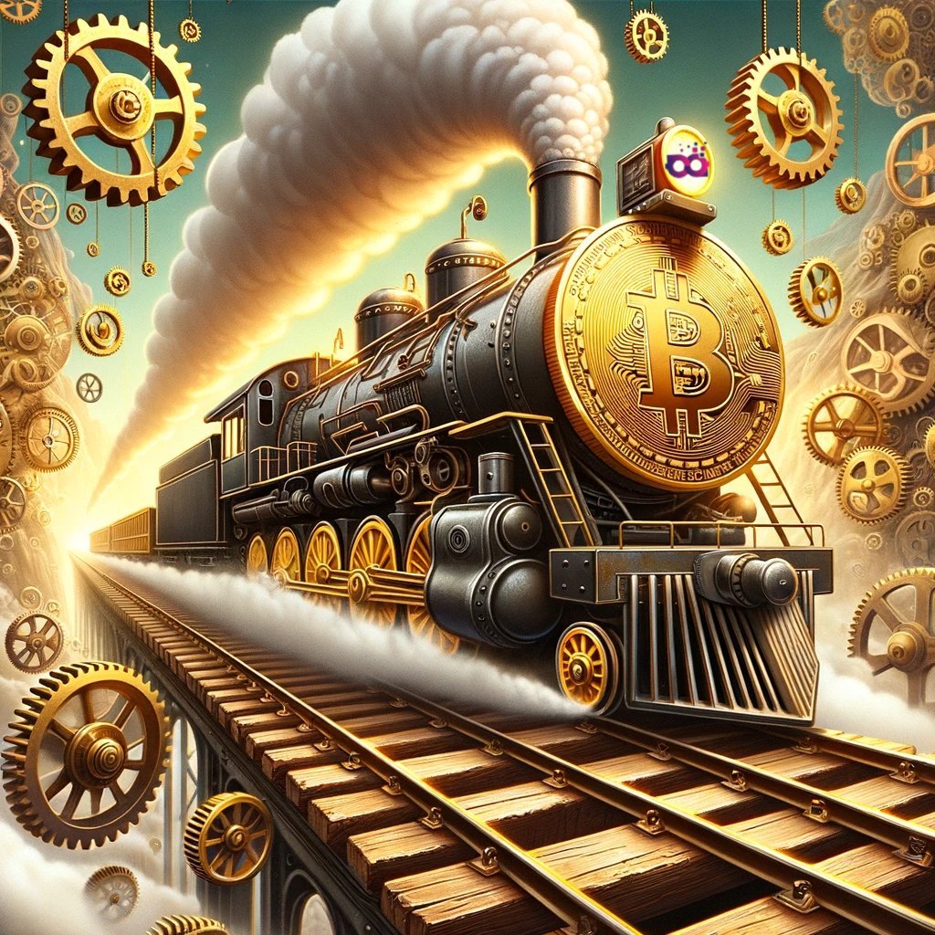 #Bitcoin  Train is leaving the station, and there's no stopping us now. Next stop, Prosperity City! And $MZM is onboard !!!!! Don't Miss