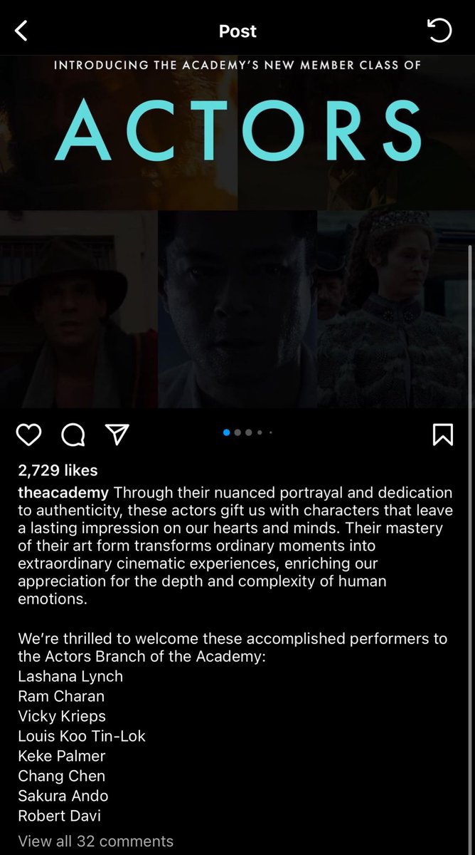 TweetRamCharan's tweet photo. The Saga of @AlwaysRamCharan being the True #GameChanger of Indian Cinema Continues With The Academy @TheAcademy Officially Welcoming Him on board for their "MEMBER CLASS OF ACTORS" 🔥

The Invitation Regarding the Same has been sent a few months ago !! https://t.co/8icZ5sxXg2