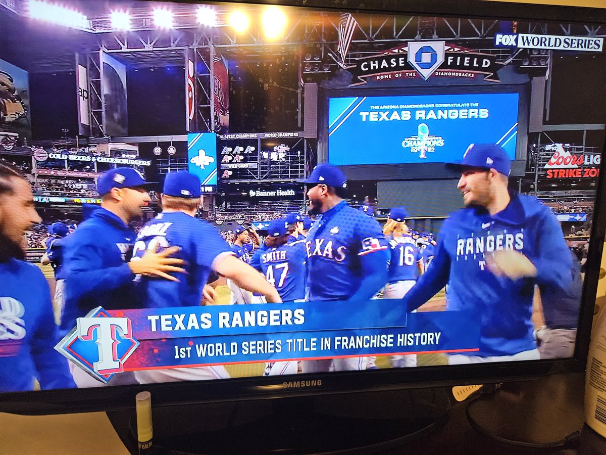 Let's go Rangers! World Series Champs!