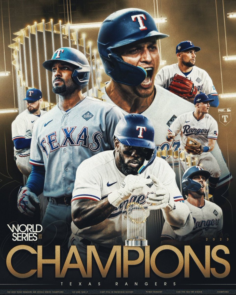 They finally did it! So happy! #Rangers