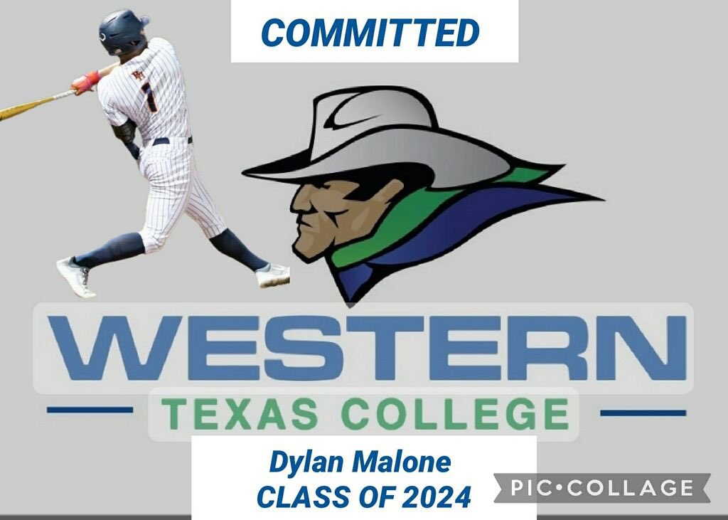 I would love to announce that I will be continuing my academic and baseball career at Western Texas College. I would start by thanking God and my family. I also want to thank @Cody_Sewell10 @Tyler_GRAYS @PNTScoutTeam @JerryCourtney @MLBDevelops @WTCcampusnews @LandryMayo.