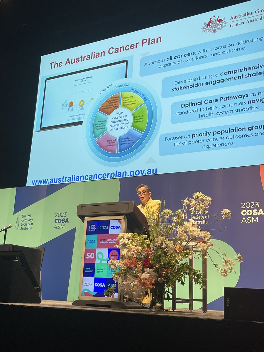 Australia’s first national Cancer Plan is launched! Exciting to work together across our nation to implement the plan. @VCCCAlliance hard at it to improve outcomes for all Victorians and Australians. Thanks to @CancerAustralia for your leadership. canceraustralia.gov.au/australian-can…