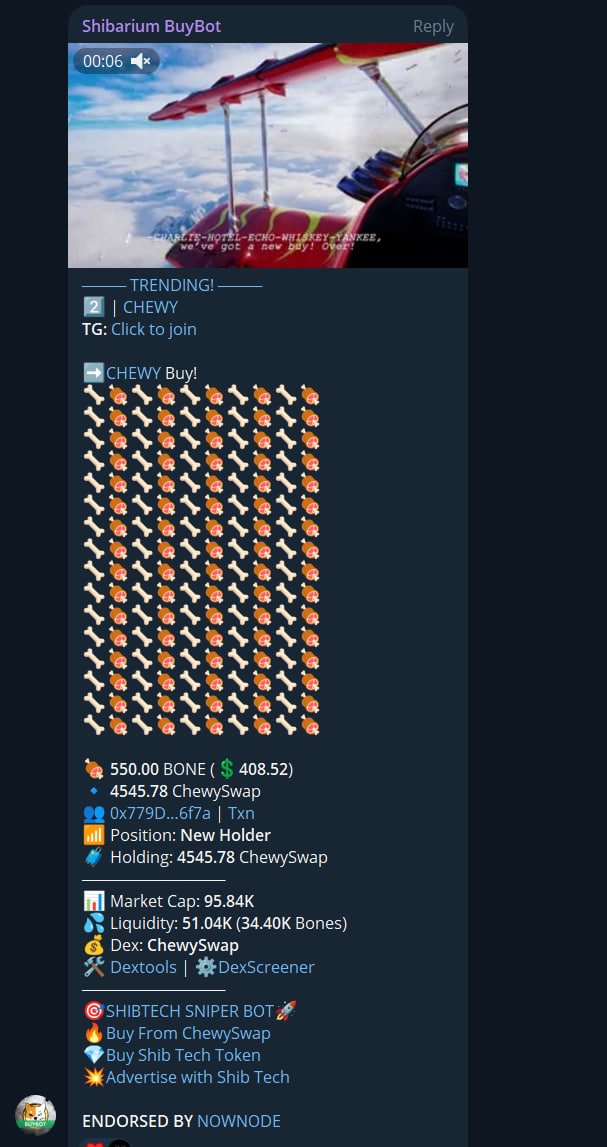 If you're not using @ShibTech as your #Shibarium project's buy bot ngmi. Every great $shib project gonna make it buying reasonably priced ads from #Shibtech 👀👀