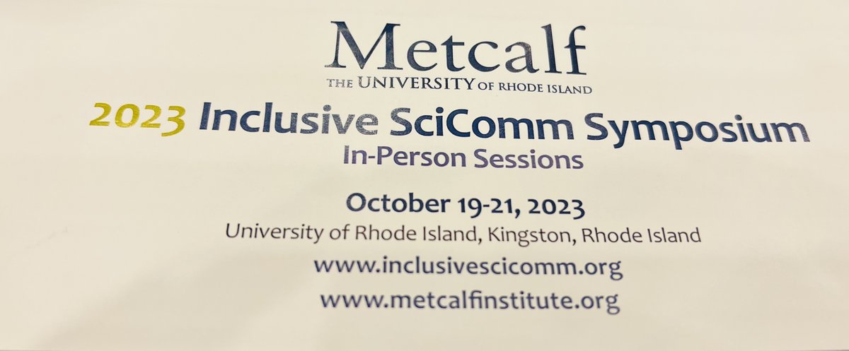SakshiPaudel's tweet image. Attended  #ISCS23. It was a transformative experience, showing how to create a more inclusive scientific community. Grateful for support from @IllinoisNRES, @MetcalfURI, and ISCS scholarship. Inspired to advocate for these principles in future work! #InclusiveSciCom