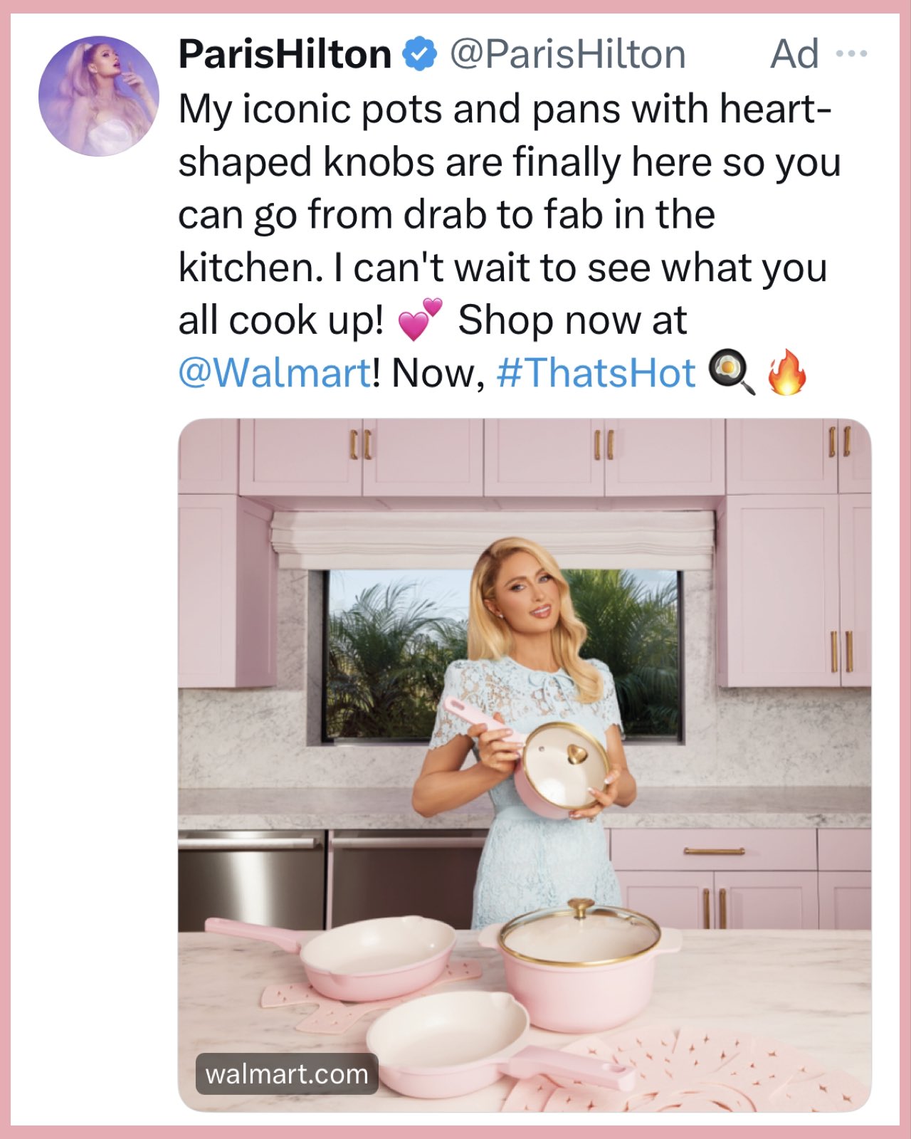 Paris Hilton's Kitchenware Brand Pulls Ads from X