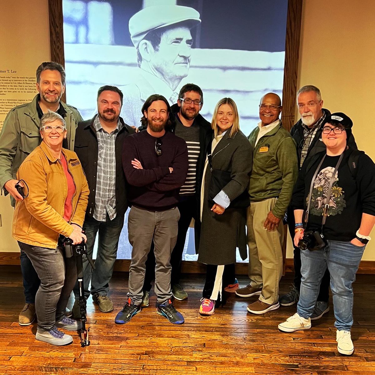 Day 1, prt 2: a trip to the mecca of the bourbon trail, @BuffaloTrace. What a thrill to visit with legendary, third generation employee, Freddie Johnson, & master distiller Harlen Wheatley. Thank you for the wisdom, philosophy, & history of your empire. Portraits by @rickgerrity