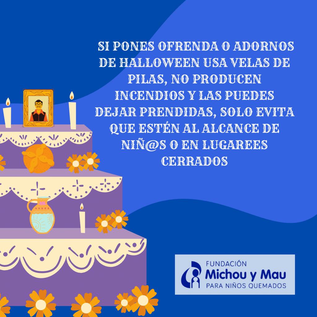 michouymau's tweet photo. En estas fechas nos gusta disfrazarnos, pero recuerda no estar cerca de velas o veladoras.
Las velas eléctricas son una buena opción para #ofrendas y adornos de #halloween
#SolosNoPodemos #JuntosSíLaHacemos #NoTeQuemes https://t.co/FSByp2VoGG