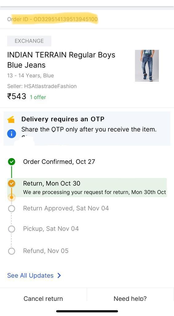 Raj421301's tweet photo. @_Kalyan_K @flipkartsupport @FlipkartSellers @Flipkart 
my product exchange has not placed as the serial number of the product is not matching due to a technical issue at Flipkart.following from the past 5 days, even return is initiated but no response from u r side.Disappointed. https://t.co/c3ls4SgRh0