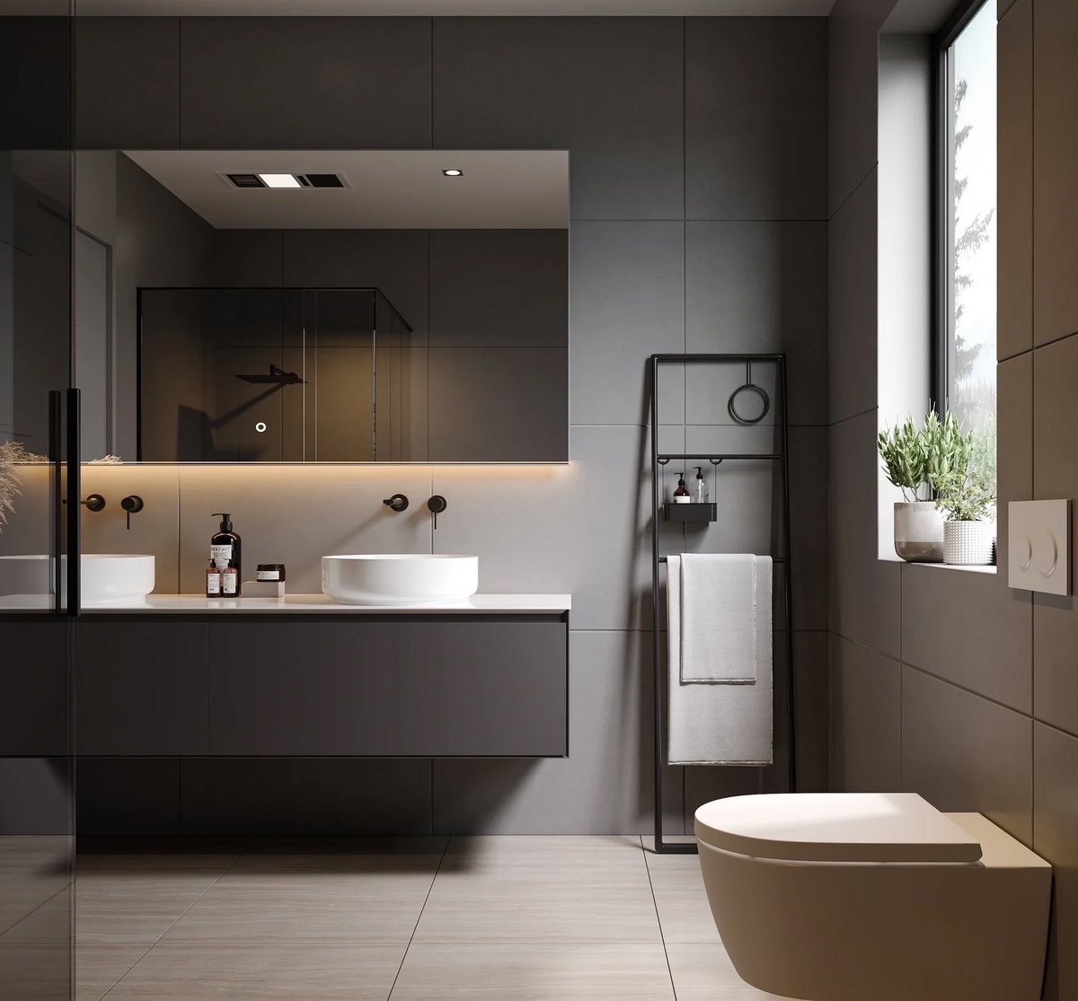 'Elevate your bathroom style to a whole new level with these trendy design ideas!  From minimalist chic to rustic charm, there's a style for every taste. Discover your bathroom's signature look today.  #BathroomStyle #InteriorDesign #HomeInspo'