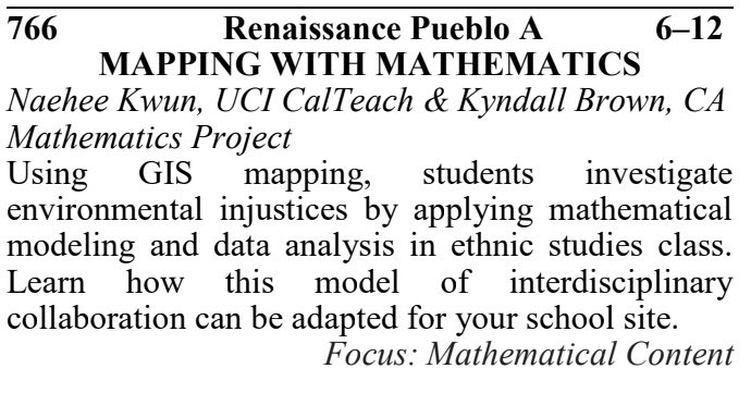 If you’ll be in #cmcSouth this weekend, stop by my two sessions. I’m really excited about both of these :) #miseducasian #iteachmath Alt text below in the replies