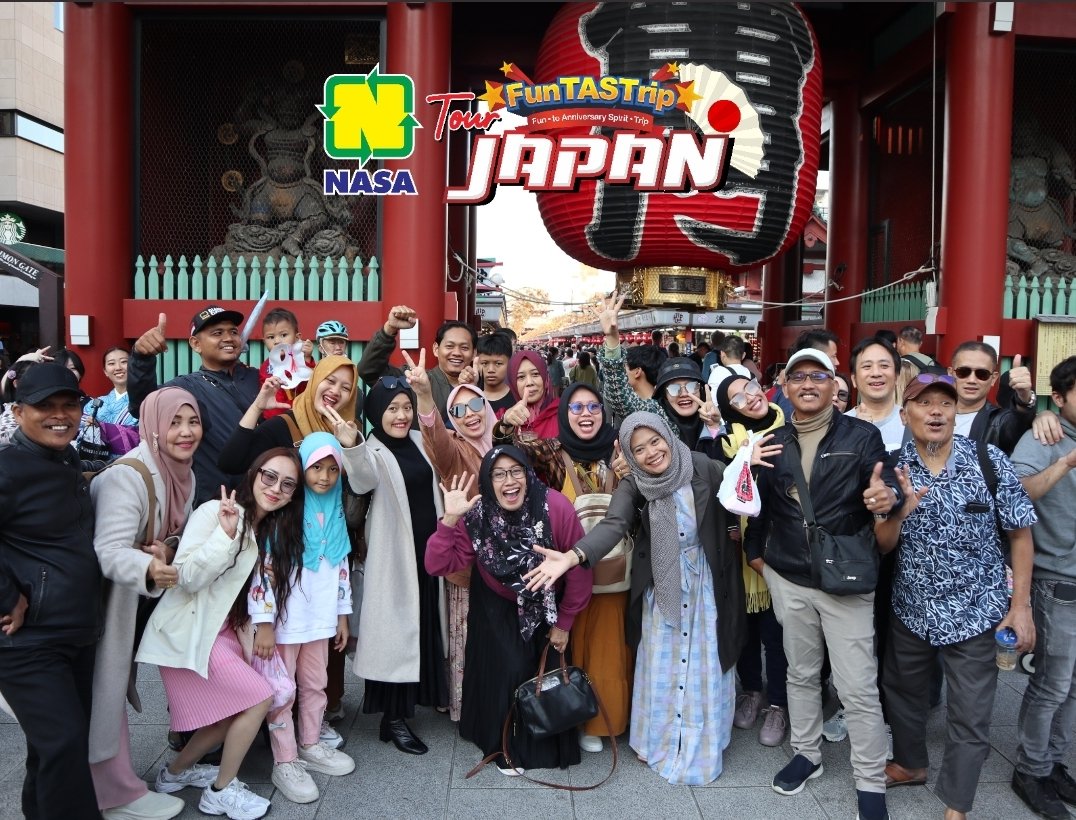 ptnasa's tweet photo. Sedang berlangsung pelaksanaan Reward Funtastrip NASA Tour Jepang 2023 ✈

Peserta sangat antusias dan berbahagia di setiap lokasi yang dikunjungi 🌟

Nantikan reward2 nasa selanjutnya, dan pastikan anda mendapatkannya ❤

Semangat Pagi !!!
Never Give Up !!!

#funtastrip #nasa https://t.co/cxwvv8peQi