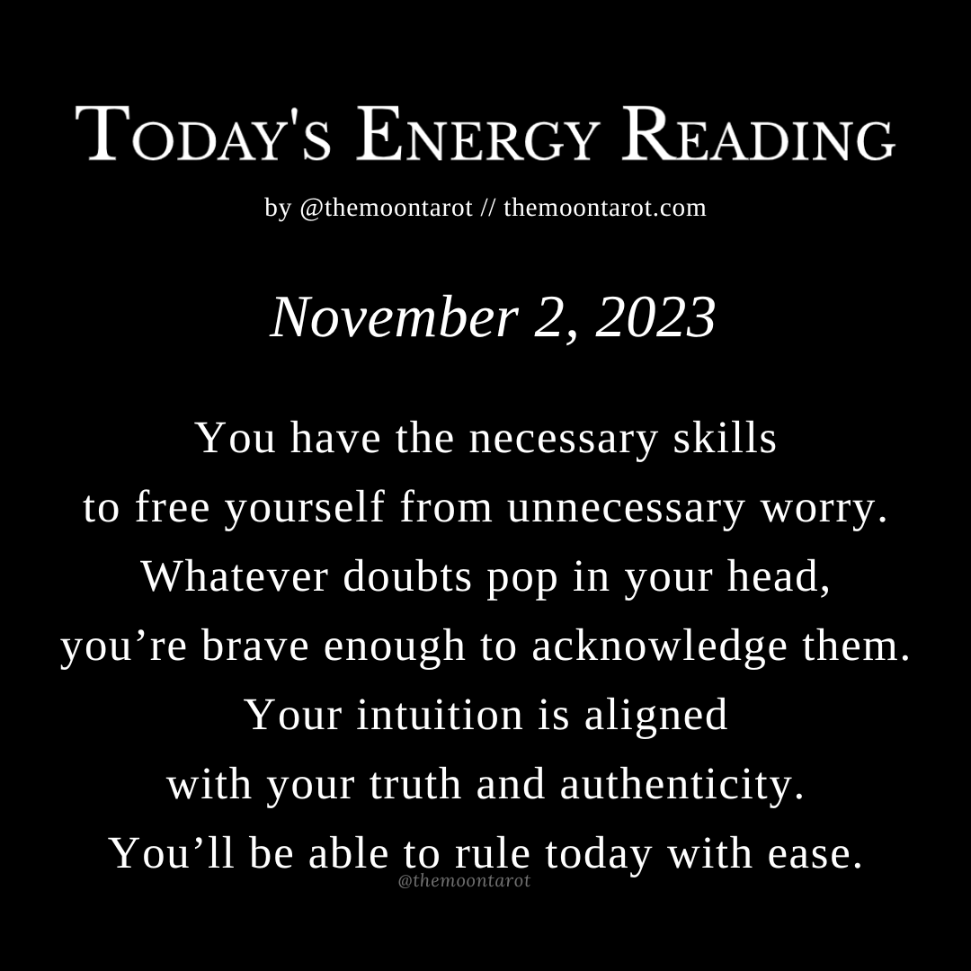 themoontarot_'s tweet photo. Today's Energy Reading: November 2, 2023 https://t.co/qNPUqPjTSS