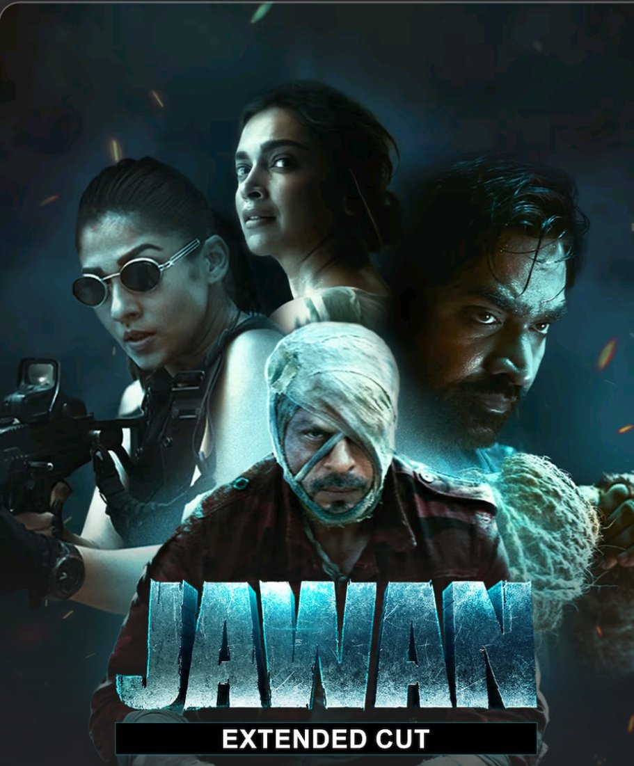 #Jawan (2023) by @Atlee_dir ft. @iamsrk #Nayanthara @VijaySethuOffl @deepikapadukone @WhoSunilGrover #Priyamani @sanyamalhotra07 @Sanjeeta1120 @GirijaOak #LeharKhan #AaliyahQureishi @iRidhiDogra @KhanEijaz & @duttsanjay, now streaming on @NetflixIndia.

@Sumitaroraa