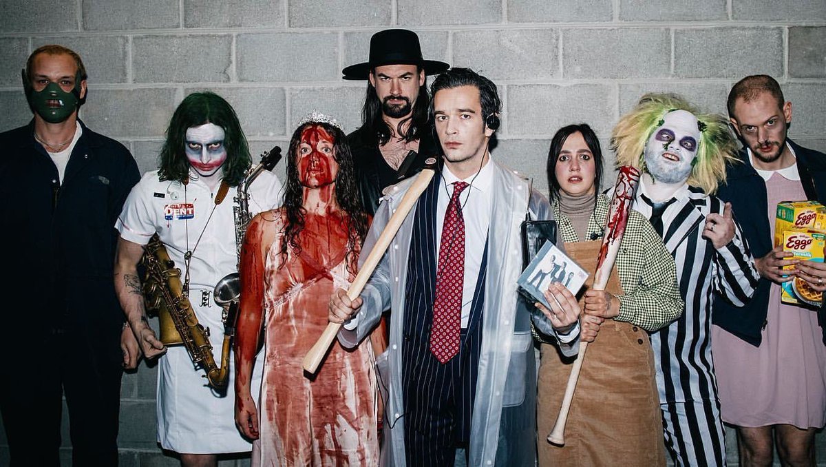 the1975_thteam's tweet photo. The 1975 - Halloween 2023

#The1975 #SATVB https://t.co/sdJjAbkzzp
