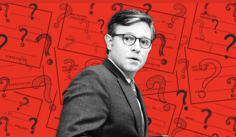 NickKnudsenUS's tweet image. This is absolutely insane.

House Speaker Mike Johnson apparently doesn’t have a bank account.

He made over $200K last year. But over 7 years in Congress, he’s never reported a checking or savings account in his name, or the name of his wife or children.

What’s up, Mike? 🤔