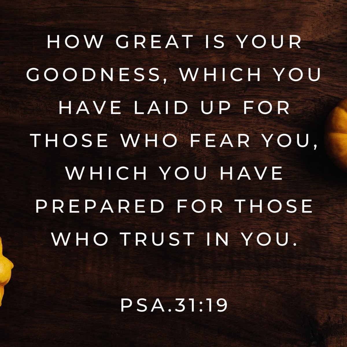 ChristCommittee's tweet image. (Psa.31:19)