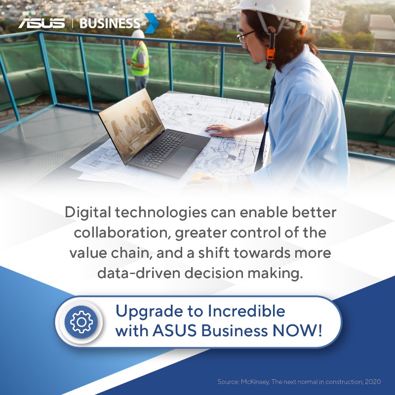 ASUS's tweet photo. A shift toward data-driven decision-making is crucial for AEC industries. For better collaboration, you need better hardware!
See how ASUS Business can help: https://t.co/ATzNwpoS6M
#ASUS #ASUSBusiness #UpgradeToIncredible https://t.co/bWhHutWWLu