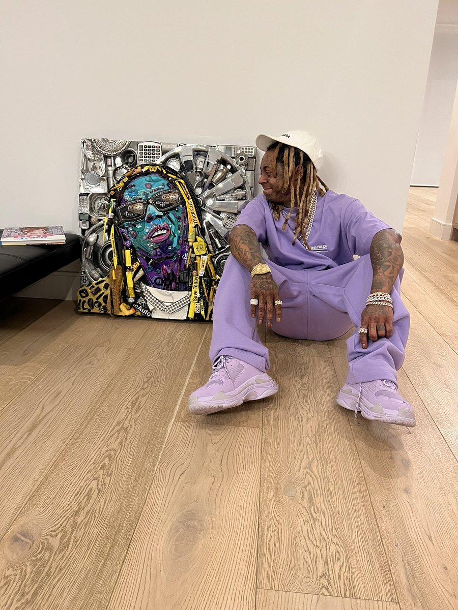 So excited I got to do #LilWayne 's birthday portrait this year‼️<a href="/lilwaynehq_2/">Lil Wayne HQ</a> #Balenciaga #JasonMecier