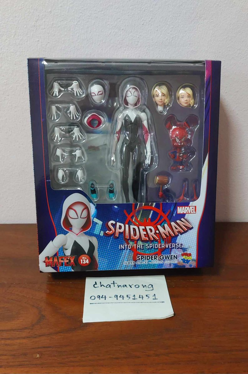 DDToys2's tweet photo. Sale! ของใหม่  แท้ มือ1  https://t.co/1joP5tRB2S สนใจ IB หรือ IDLine @582fdacu  Medicom Toy MAFEX No. 134 Spider Gwen,5.5 inches   ราคา 3250 ส่งลทบ.50 EMS70 ครับ #ตลาดของเล่น #โมเดลฟิกเกอร์ #กันพลา #mafex #กันดั้ม #ทรานฟอร์มเมอร์ #เก็ตเตอร์ #ราโอ #marcross  #Gwen #ของเล่นญี่ปุ่น https://t.co/P8YS0EYnDT