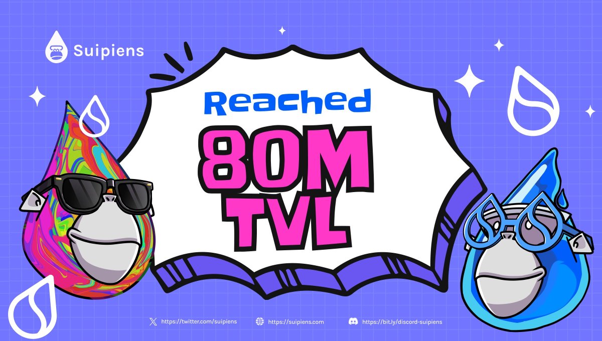 🚀Sui's TVL has seen impressive growth, rising from 12.6M in August to over 80M TVL today, surpassing well-established names like #EOS, #Aptos and #Canto. 

This significant increase demonstrates the growing interest and confidence in Sui's DeFi ecosystem.

#BuildOnSui #TVL