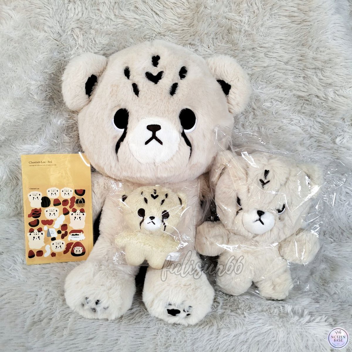 Cheetah Lee ぬいぐるみ 40cm 20cm セット wts // -ncts 🐯 cheetah lee 40cm, 20cm, 10cm ✓ all new with tag