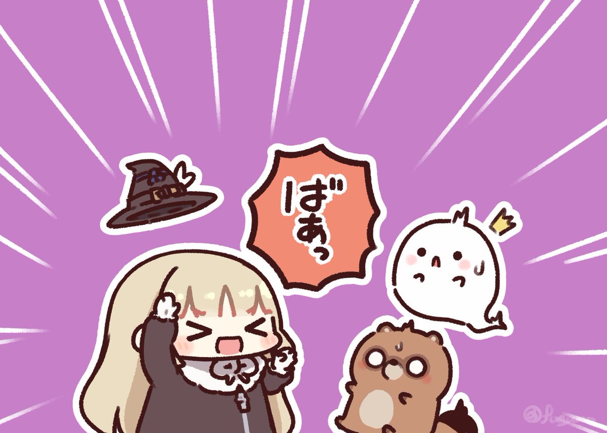 トリックオアトリートしちゃうクレアさん🎃 #描いたよクレアさん