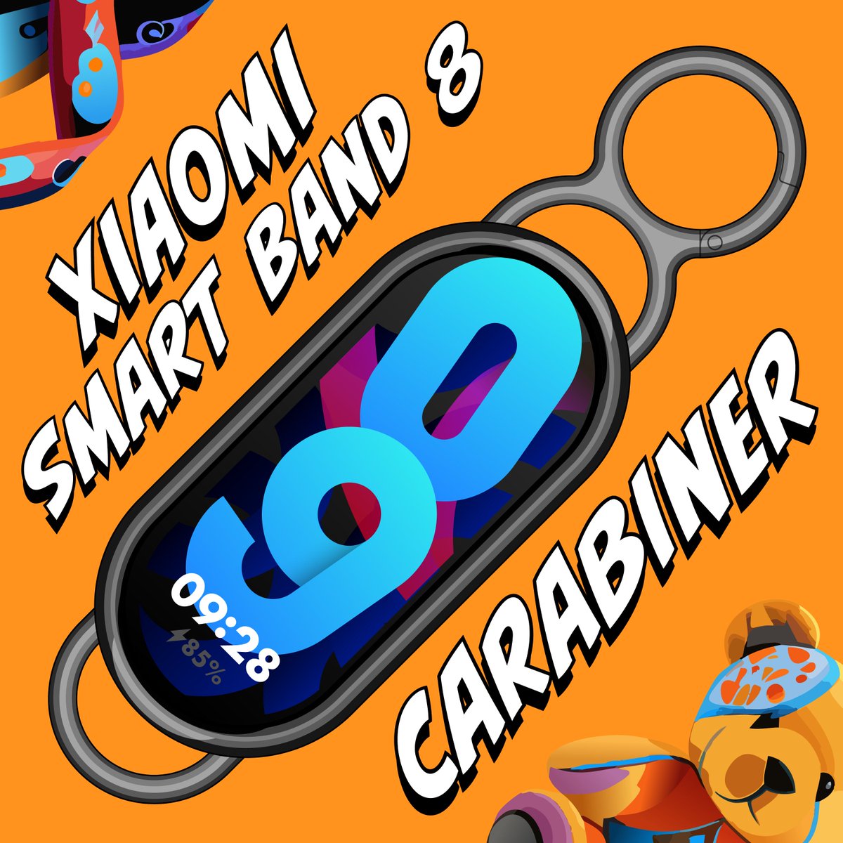 tesla_sexy_idea's tweet image. 【Carabiner】 
「8」の形をしたカラビナ。ジーンズのベルトループやバッグの持ち手に付けたり使い方の幅が広がる。下の輪にはスカーフを巻いたり、お気に入りのチャームを付けられる。

#XiaomiSmartBand8ストラップデザインアワード 
#デザインにもっと自由を #Magicforeveryone