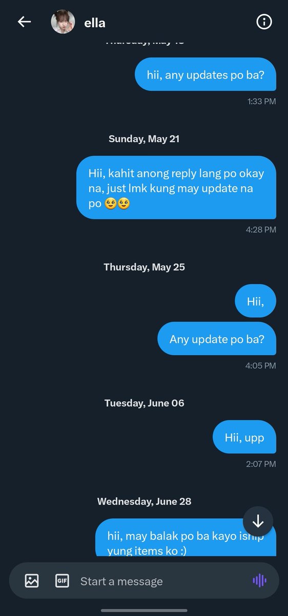kch_0103's tweet photo. AWARENESS / EXPOSING THREAD for @.chaehsells / @.onlyminsung /@.chaehprio (same person)

Claimed chaehyun pcs worth 3k+ on april 04 pa and fully paid it on april 26 but till now still has not shipped anything and can not be reached 🥹 https://t.co/X2wrqU8G1D