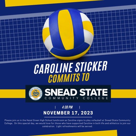 So proud and excited for our Caroline Sticker!