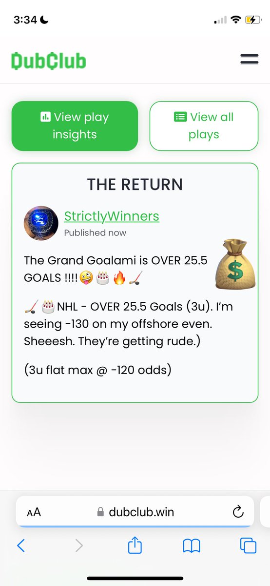 SayLessCashMore's tweet photo. TWO MAX PLAYS. TWO WINS. 

✅🏒🎂NHL- OVER 25.5 (3u!) 

✅🏀🎂Rockets OVER 222.5 (3u!) 

And we’ve cashed so much more too. 

WHO. IS. UP. THIS. WEEK. ?!?! 🤑🔥 https://t.co/VlDKhdiJNk