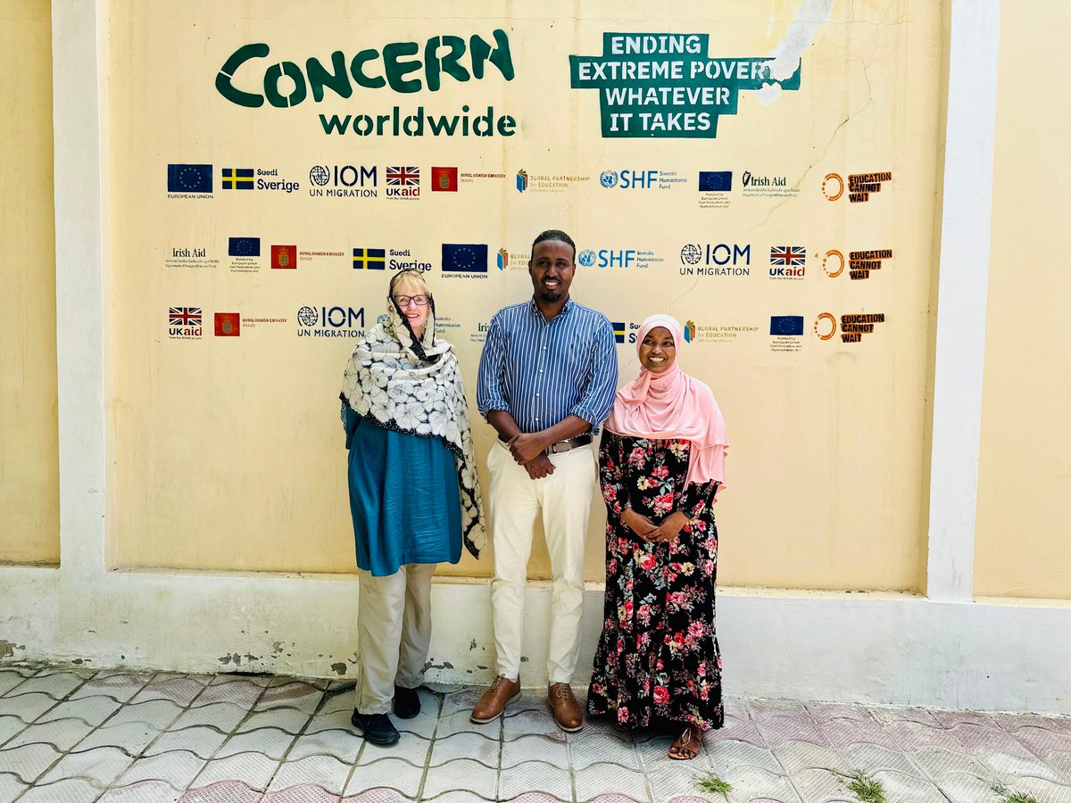 I'm delighted to have had the opportunity to meet with #Carol_Morgan, the int. Program Director , and <a href="/a_iabdulla/">Amina Abdulla</a> , the Regional Director for Horn Africa at <a href="/Concern/">Concern Worldwide</a> , in #Mogadishu. During our meeting, we had a fruitful exchange about the opportunities and challenges in our