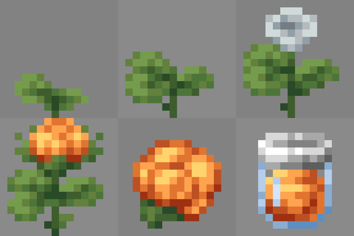 Cloudberries and Cloudberry Jam :b

#minecraft #pixelart