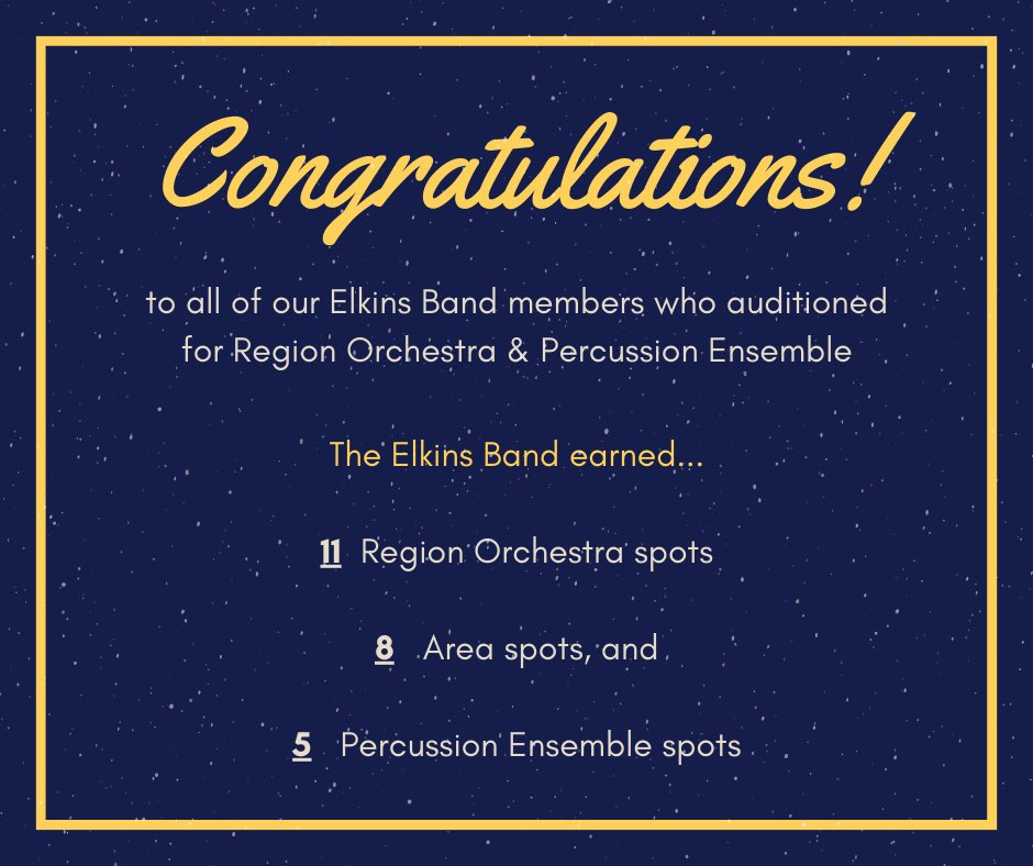 Elkins Band & Guard tweet media