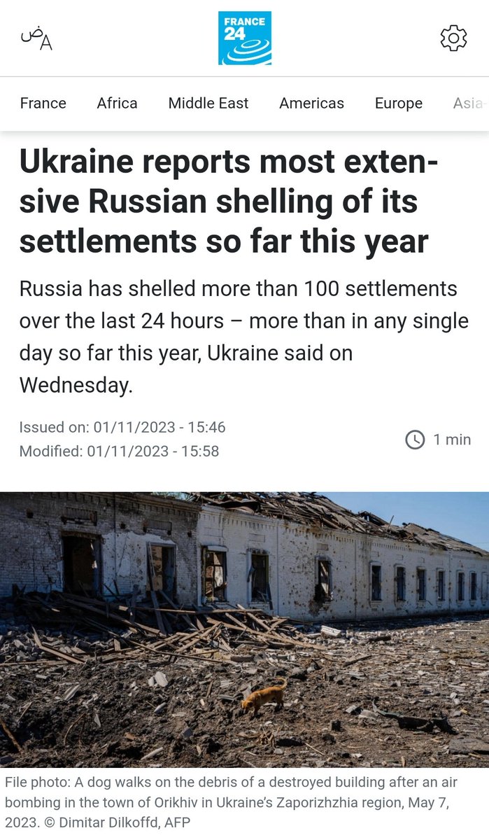 JayinKyiv's tweet photo. Now freshly stocked with North Korean ammo, Russians are shelling Ukrainian cities at the highest rate of the war. https://t.co/jUO9wsYbNB