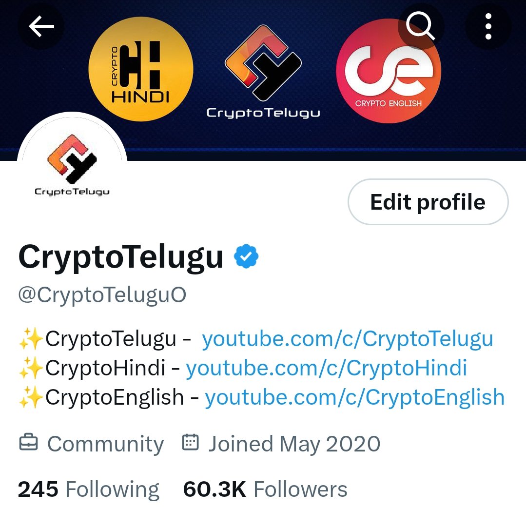 CryptoTelugu tweet media