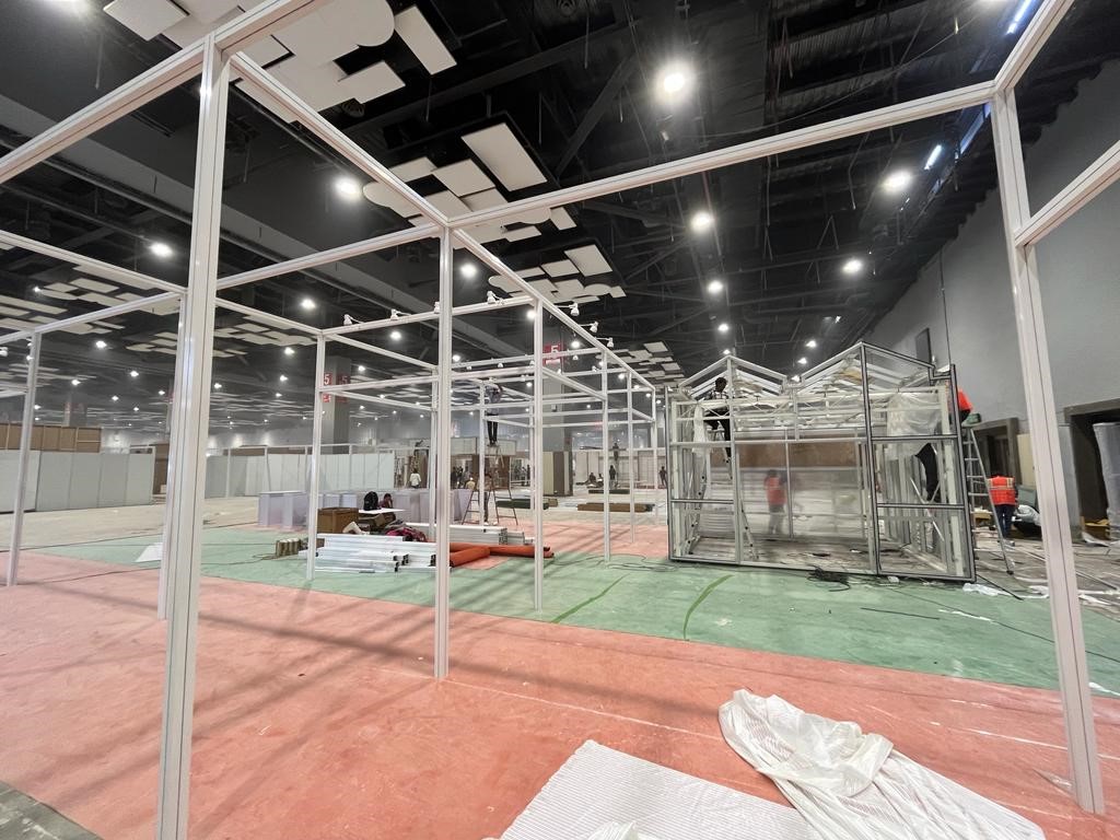 #NLIndia is proud to be a partner country of #WorldFoodIndia2023, starting 3 November in Delhi, Pragati Maidan. Large NL delegation participating in our pavilion in Hall 5, "Cocreating a Sustainable Food System". Construction in full swing. Want to see more? Visit us!