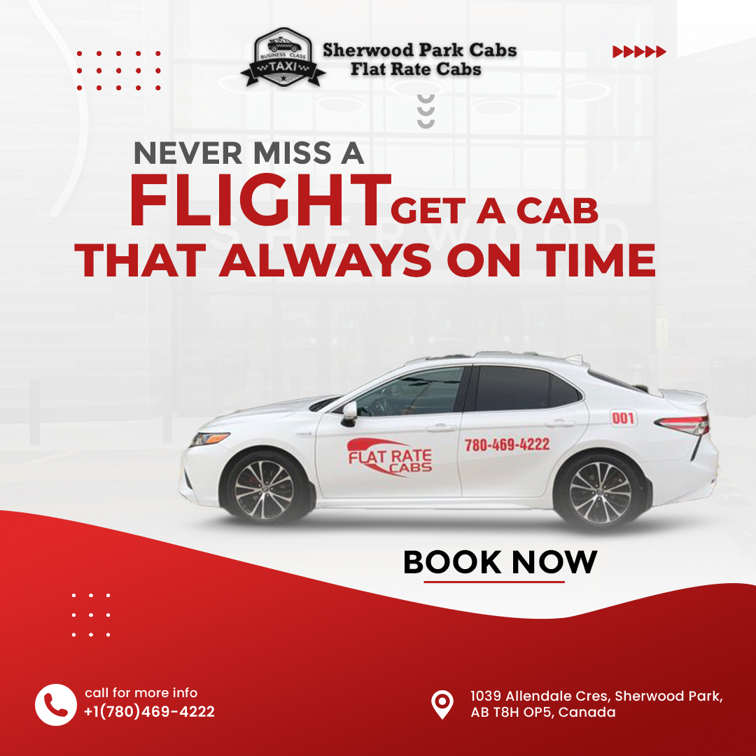 Never miss a flight! Get a cab that is always on time.

Book Your Cab Now!
☎+1(780)-469-4222

#Quickservices #affordabletravel #hasslefree #mostreasonableprices #airportrides #flatrateairportrides #ReliableTransport #TravelWithUs #SherwoodParkTaxi #flatratecabs #sherwoodparkcabs