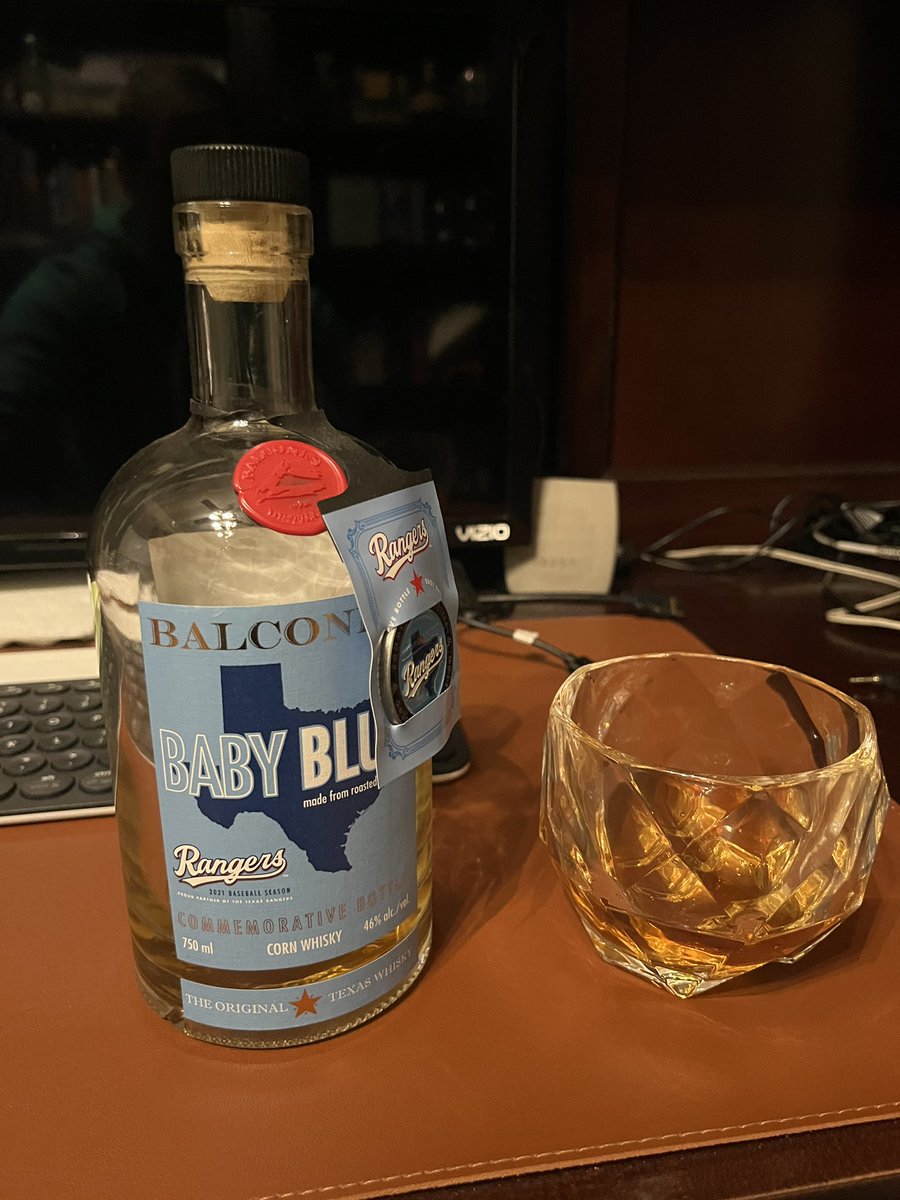 Went with the @BalconesWhisky tonight boys. Been saving this final drink for something special.