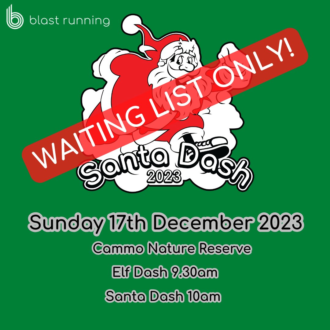 That's us SOLD OUT folks but join the waiting list to be in with a chance of a place coming up nearer the time.. you are not allowed to wish your running buddy to slip on the ice just so you can grab their spot! WAITING LIST can be found at blastrunning.co.uk