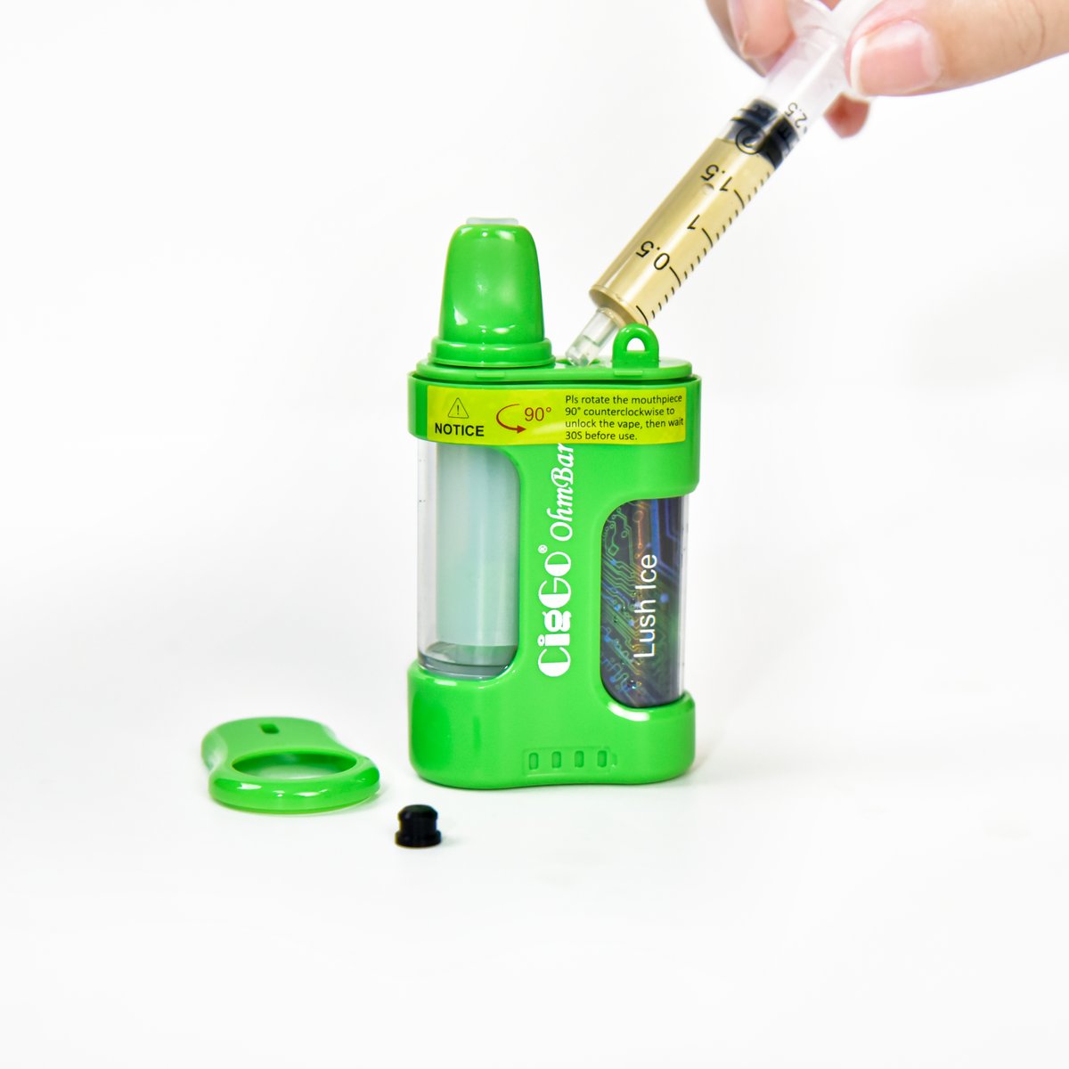 CigGo Ohmbar Disposable Vape We ALSO have empty disposable vape pen for  CBD, THC, HHC, D8, D9, etc all thin and thick oil, from 1ml to 5ml, for you  to choose from. #