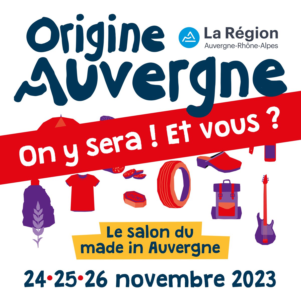 Retrouvez nos producteurs et nos produits au salon #salonorigineauvergne du 24 au 26 novembre 
stand 186