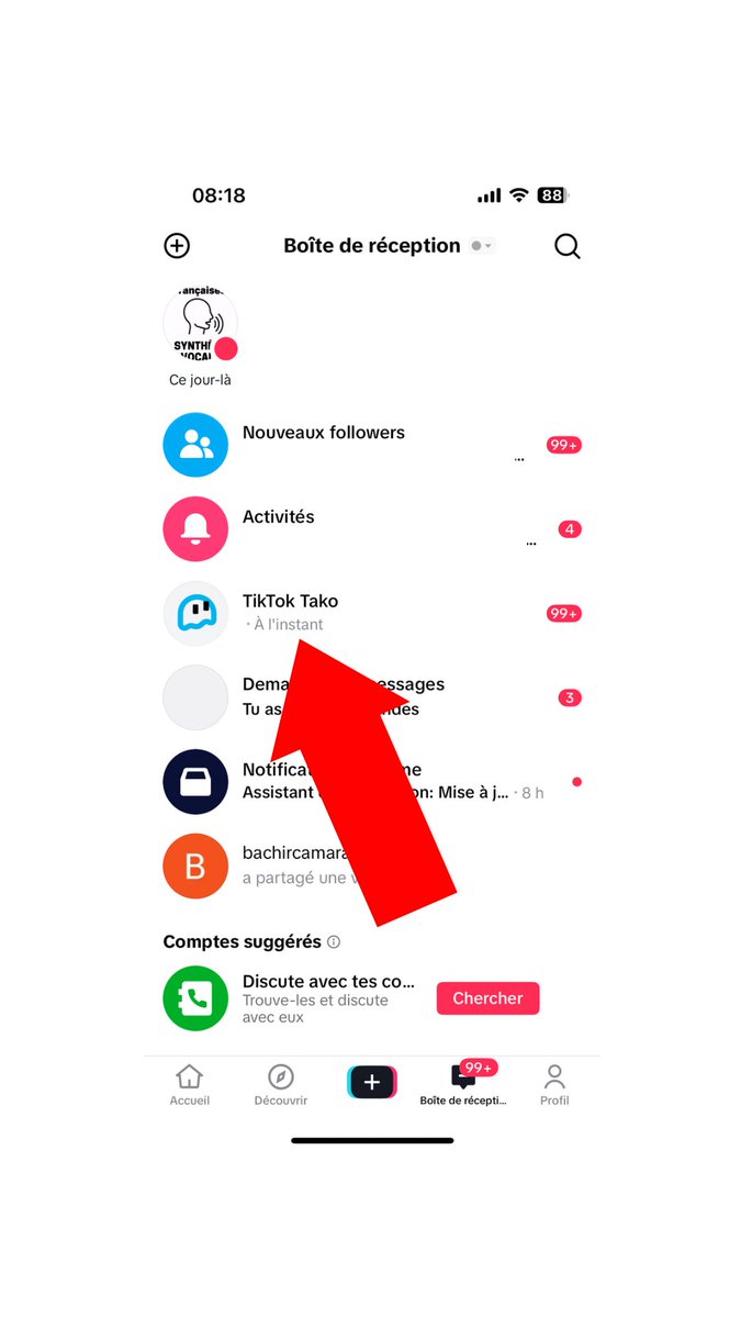 LaboReseaux's tweet photo. TikTok Tako (le chat bot ia de TikTok) en cours de déploiement en France… mais pas encore accessible.  Beaucoup d’utilisateurs ont vu l’icône apparaitre sans pour autant pouvoir l’utiliser. Espérons pour bientôt ! #tiktok #tiktoktako #chatbottiktok https://t.co/RjQyK0OMsZ