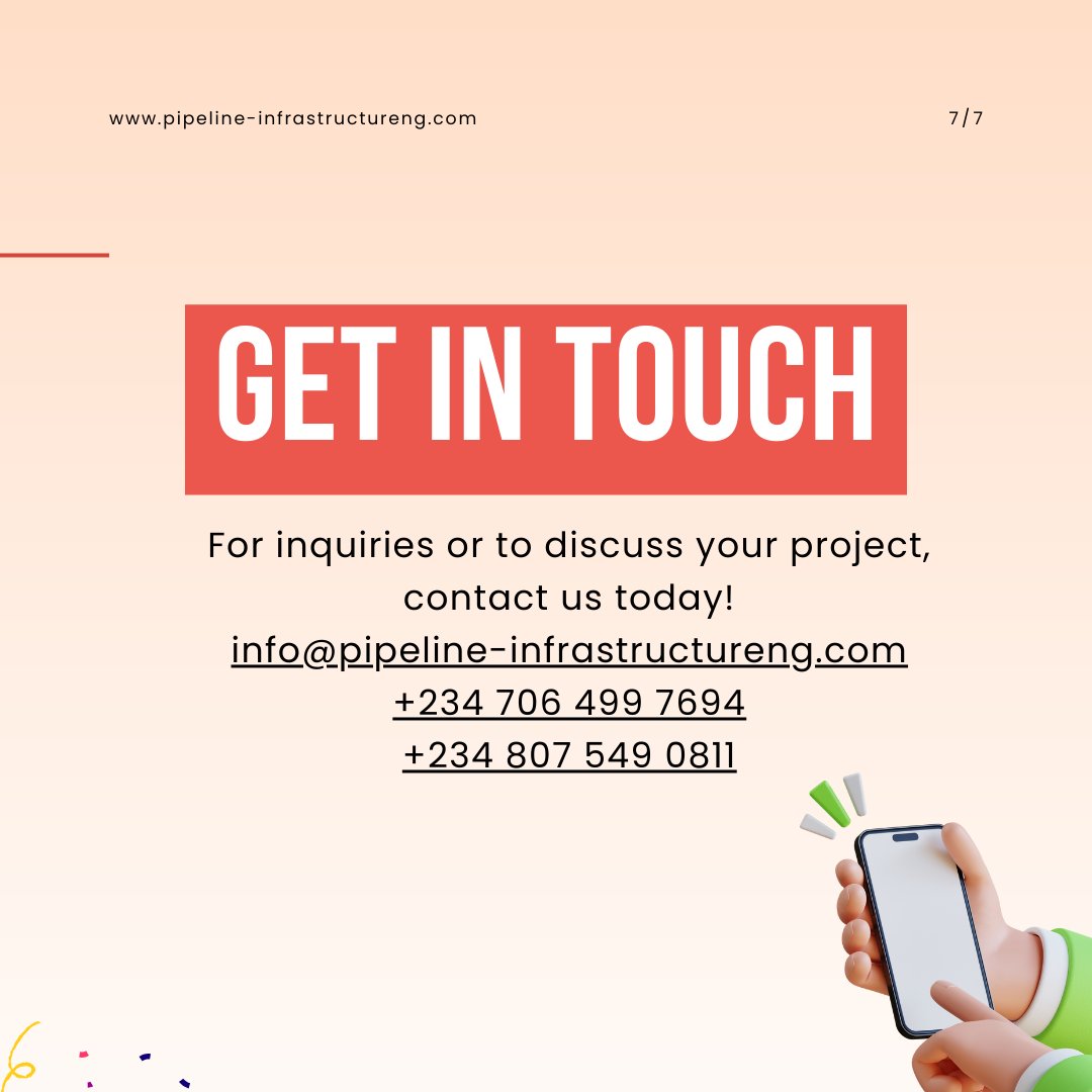 officialPINL's tweet image. From designing innovative solutions to procuring high-quality materials, and implementing state-of-the-art surveillance systems, we&apos;re dedicated to excellence in every phase of your project.   #PINL #PipelineInfrastructure #EngineeringExcellence #Construction