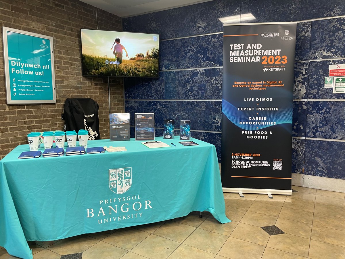 All set up for our Test &amp; Measurement Seminar with <a href="/Keysight_UK/">Keysight UK</a>! 

#digital #radiofrequency #optical #photonics #metrology