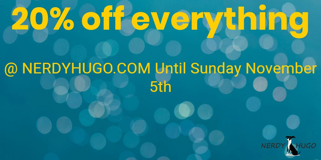 We won't mention the word yet...but, get a head start on the shopping for greyhound lovers in your life with 20% OFF Everything in the Shop until Sunday! 🐾😍

Gallop to a bargain at nerdyhugo.com/?page_id=1441#… 🎁🛒🎀☃️

Nerdyhugo.com #greyhounds #nerdyhugo