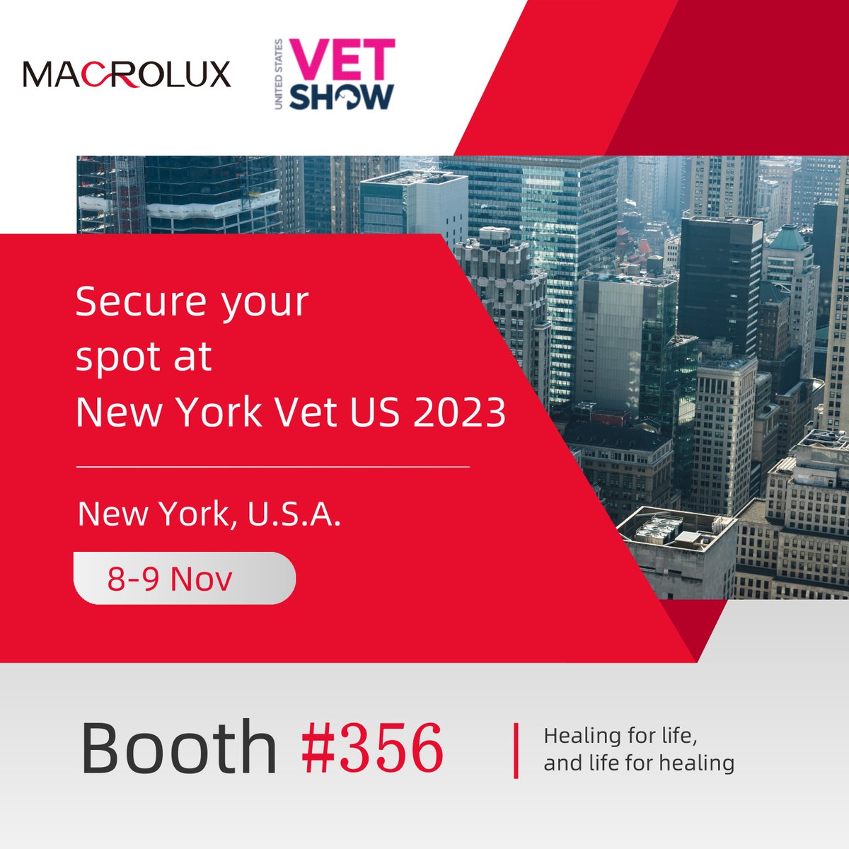 MacroLux Medical (@macroluxmedical) on Twitter photo Get ready for the #NewYorkVetShow 2023! From November 8th to 9th, we're excited to showcase the latest #endoscopy innovations in veterinary solutions.
Explore our booth 356 for live demonstrations. 🐶🐱  #VeterinaryCare #AnimalWellness Get ready for the #NewYorkVetShow 2023! From November 8th to 9th, we're excited to showcase the latest #endoscopy innovations in veterinary solutions.
Explore our booth 356 for live demonstrations. 🐶🐱  #VeterinaryCare #AnimalWellness
