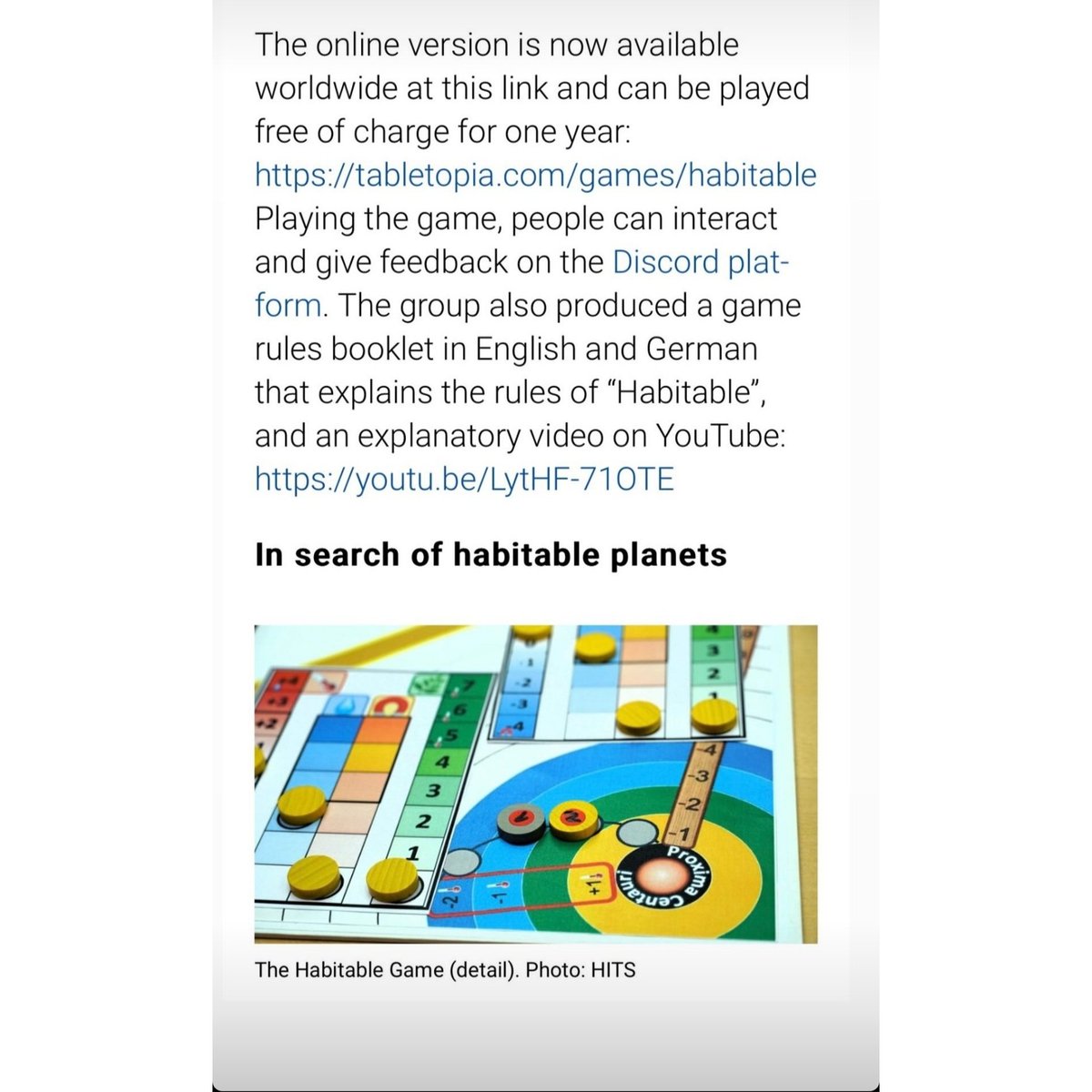 Habitable game tweet media