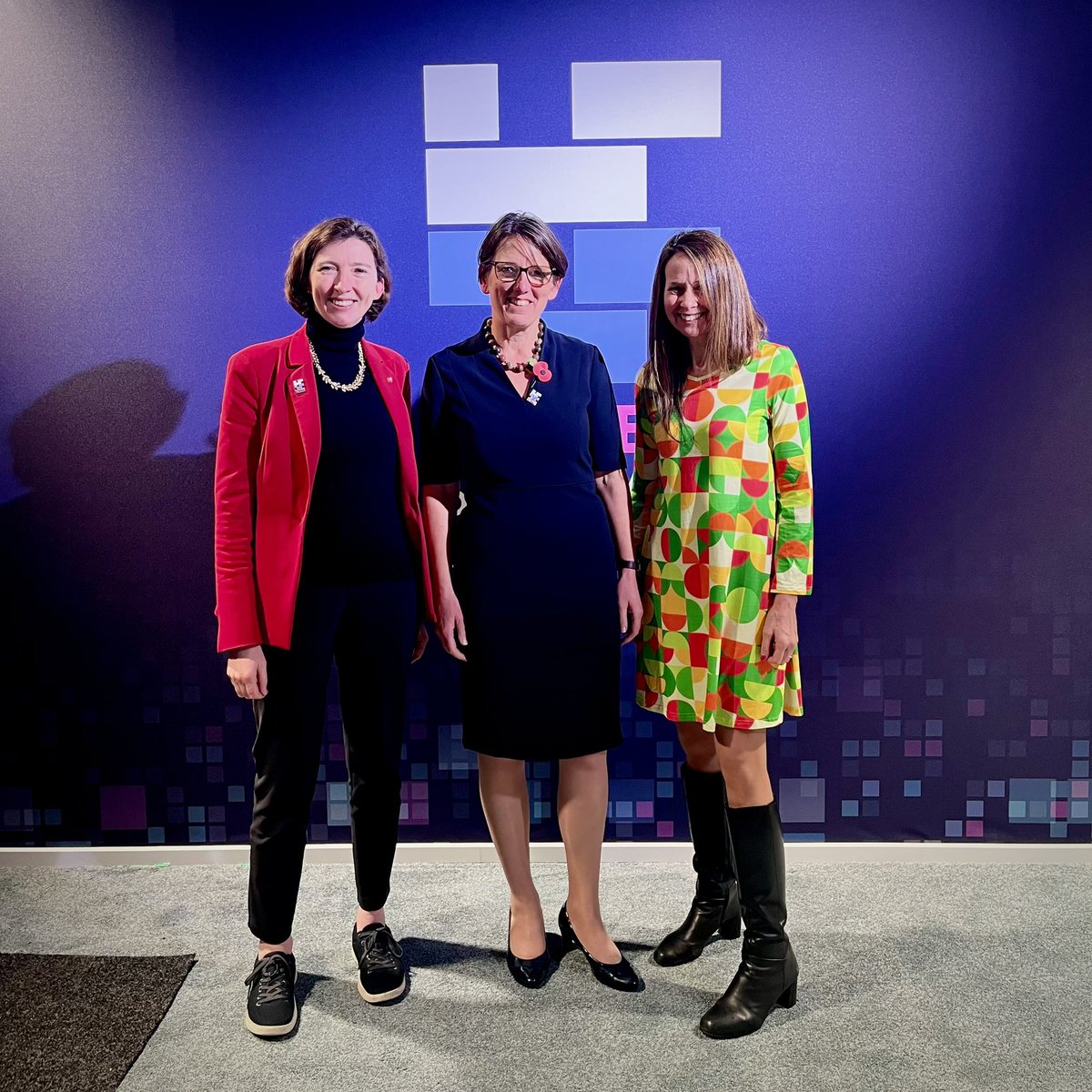 NCSC's tweet photo. #AISafetySummit Day 2 - let’s go.
(Pictured: NCSC CEO @Lindy_Cameron, @GCHQ Director Anne Keast-Butler and @CISAJen) https://t.co/wPDhHpsBjL