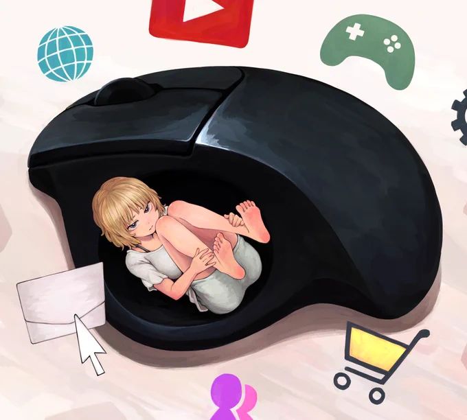 ゴロゴロしてるだけで生きていきたい #トラックボール