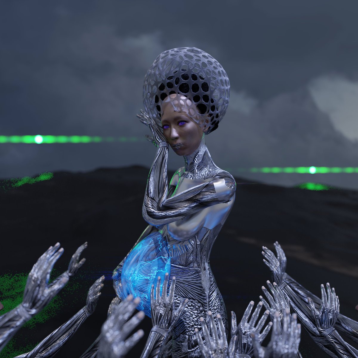 New track     ꙰ 𝑯𝒐𝒍𝒚 𝑽𝒊𝒔𝒊𝒐𝒏   ꙰. coming out tomorrow! 🖖 #newmusic #etherealcore